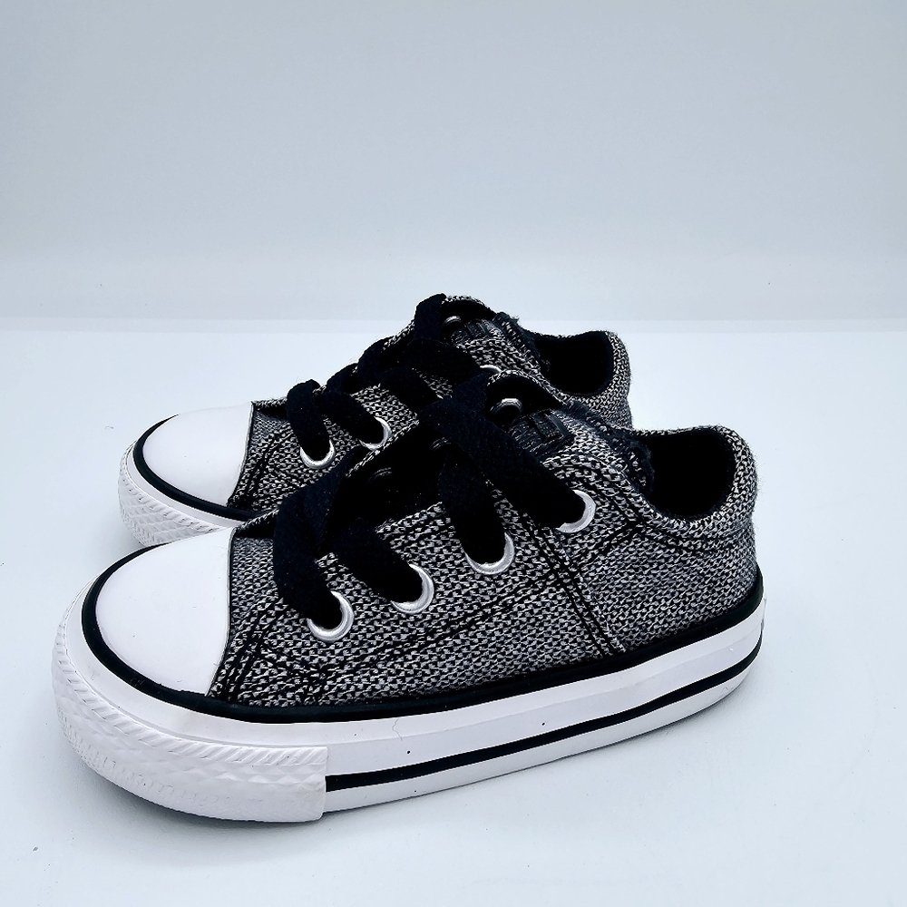 Converse Madison Ox 762334F Black & White Infant Sneakers
